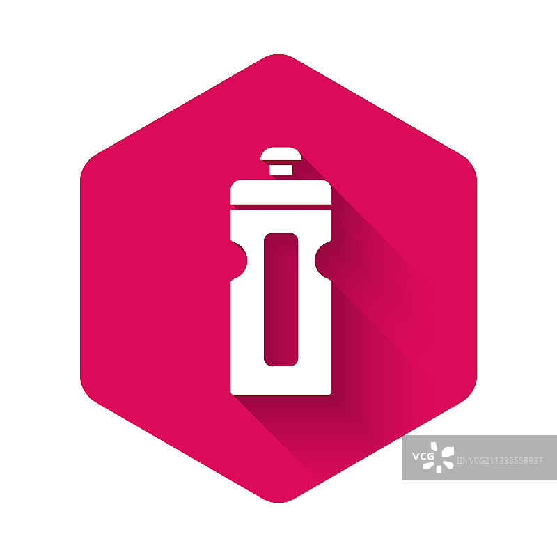 白色健身摇摇杯图标图片素材