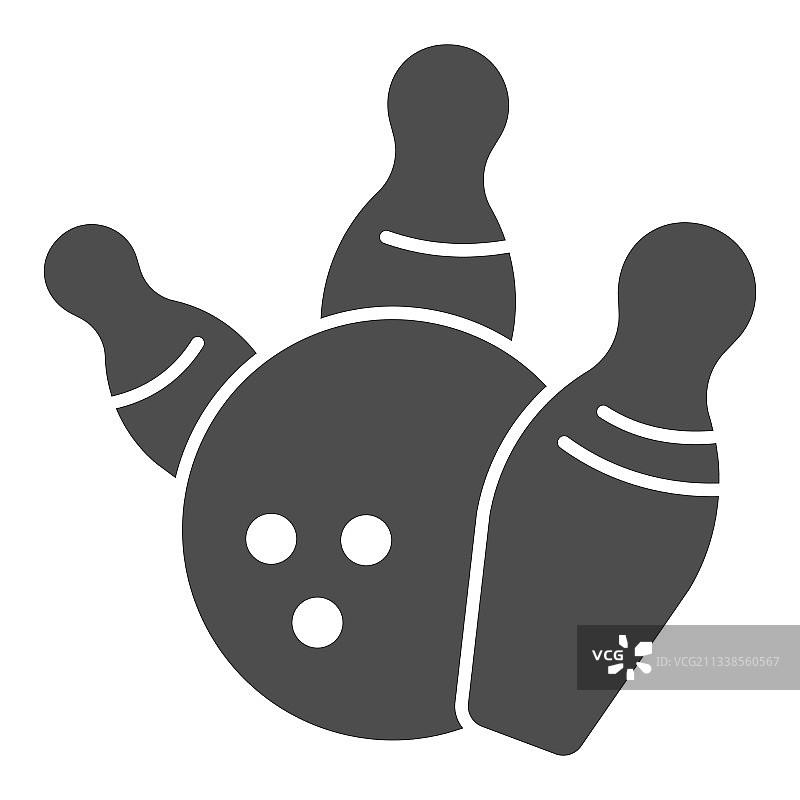 彩虹糖和保龄球实体图标图片素材