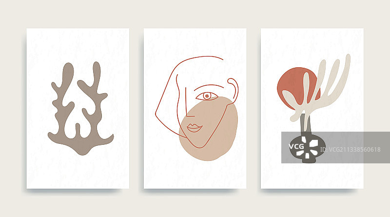 现代亨利·马蒂斯抽象艺术图片素材