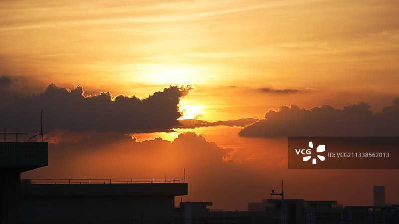 落日余晖图片素材