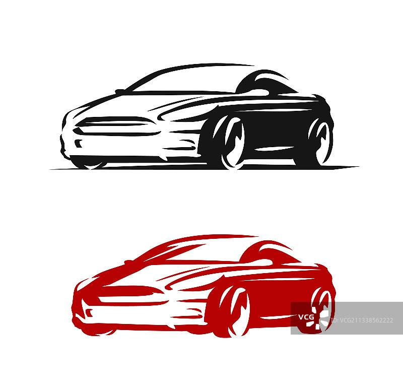 汽车标志抽象概念图片素材