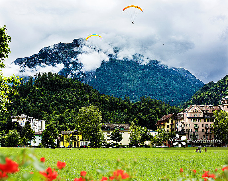 瑞士因特拉肯图片素材