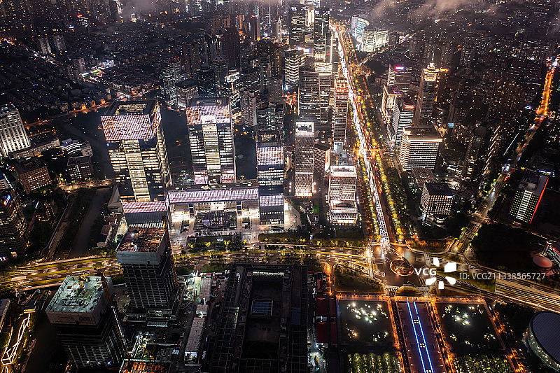 上海世纪大道图片素材