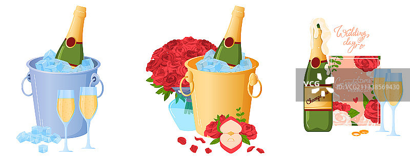 酒吧浪漫冰酒精香槟图片素材