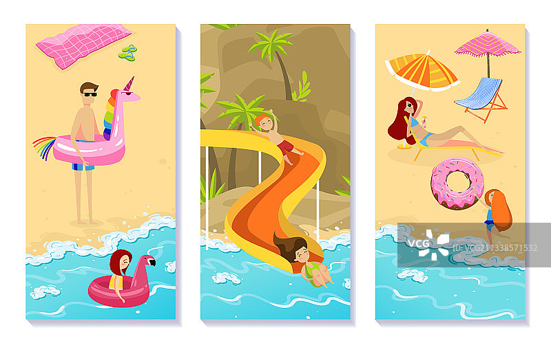 海滩夏季海洋度假旅行banner图片素材