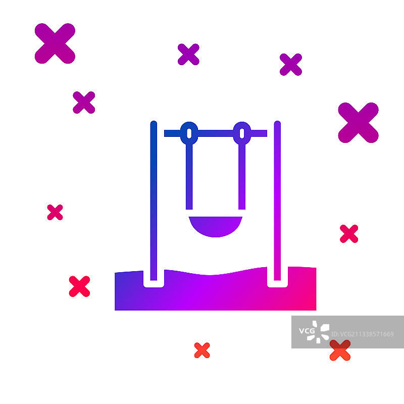 儿童游乐场夏季游戏彩色秋千图片素材