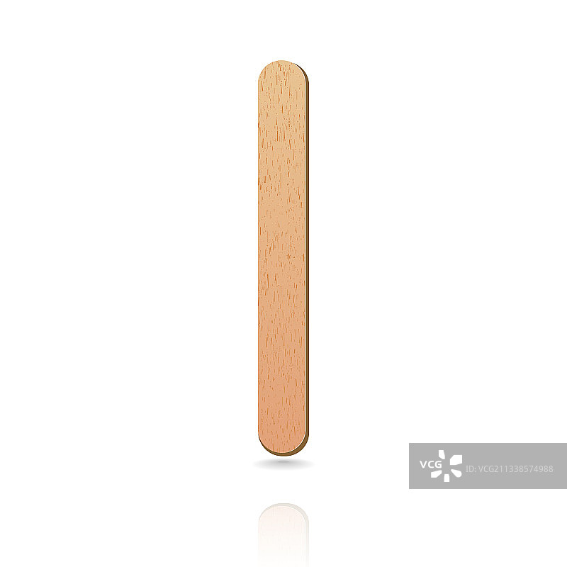 木纹冰淇淋棍逼真风格图片素材