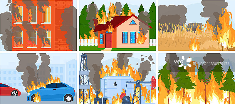 消防员危险行业图片素材