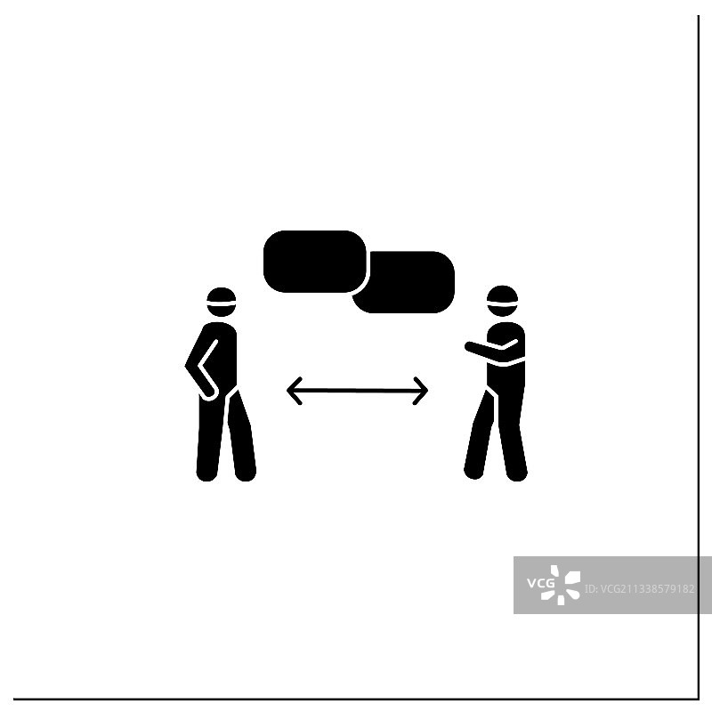 安全通信距离标志图标图片素材