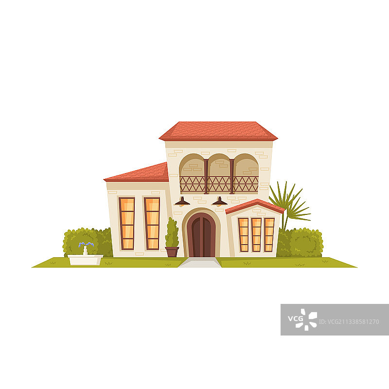 卡通房屋图标图片素材