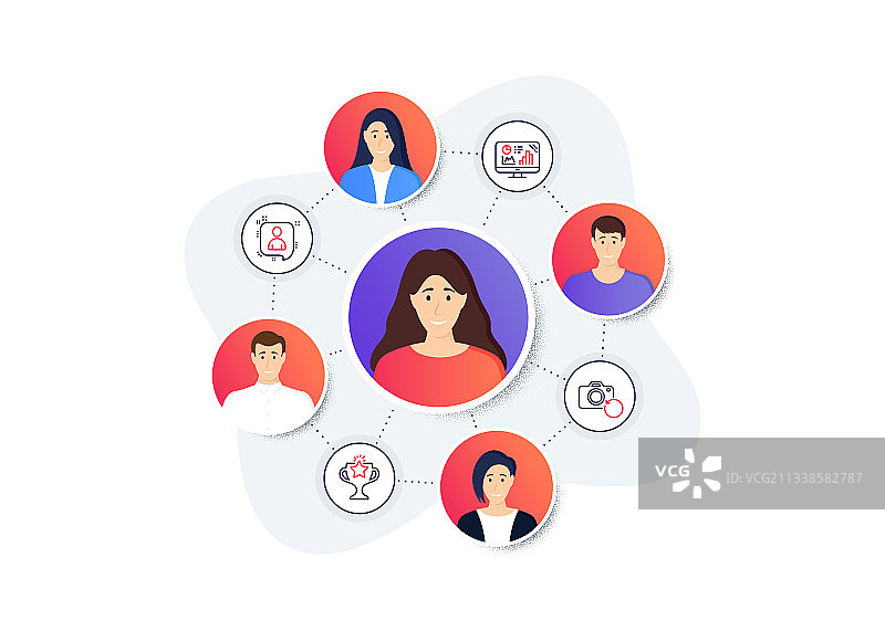 教育图标：开发者聊天图片素材