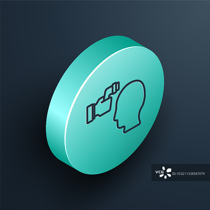 2.5D线条数字非接触式温度计图片素材