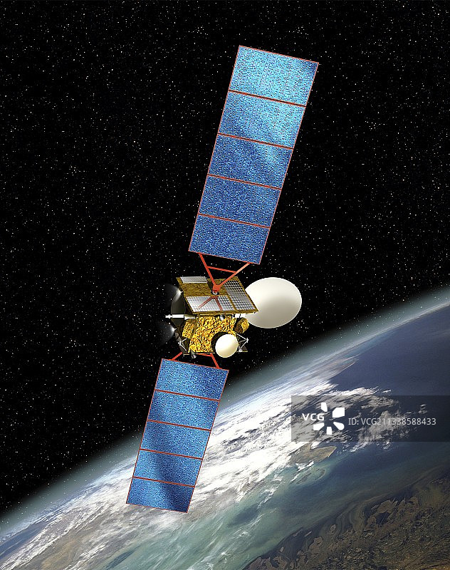 通信卫星艺术作品图片素材
