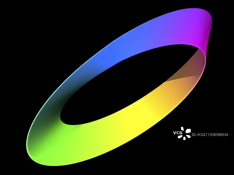 莫比乌斯带电脑艺术作品图片素材