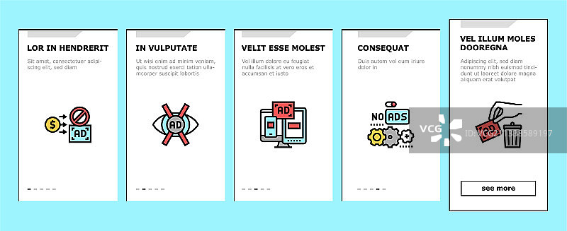 无广告免费新手引导图标集图片素材