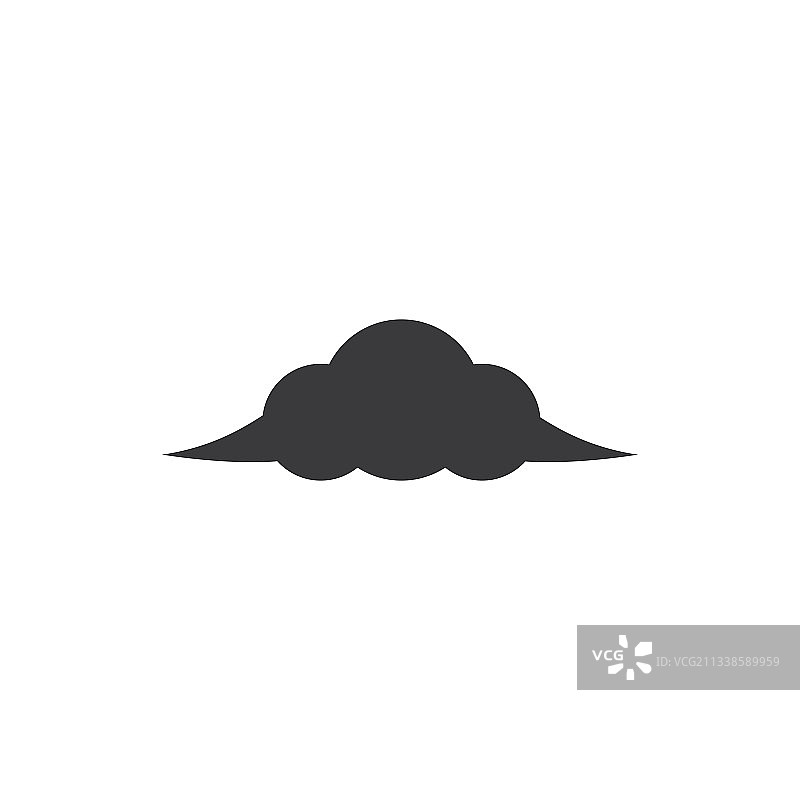 云朵轮廓图片素材