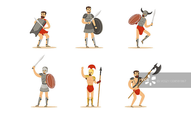 古希腊罗马斯巴达战士图片素材