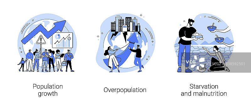 人口统计抽象概念图片素材