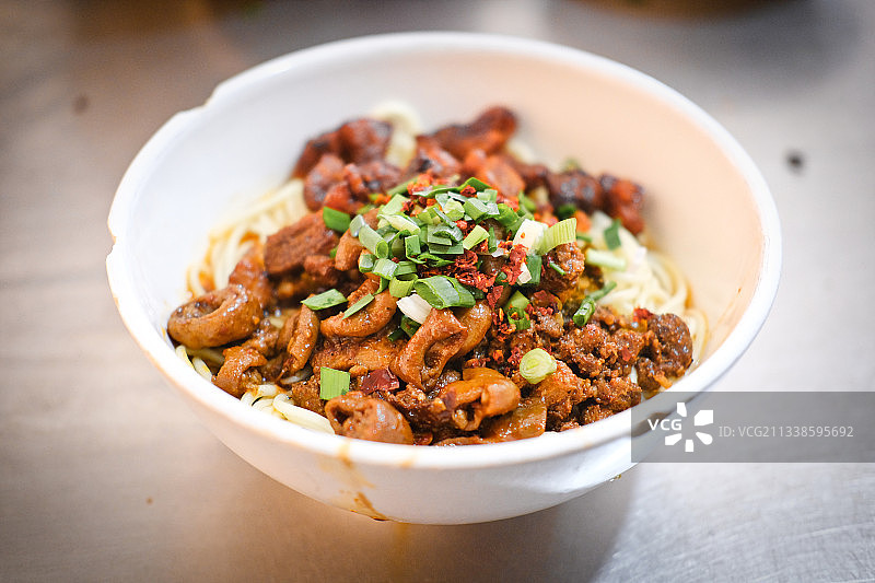 昆明肥肠卤面图片素材