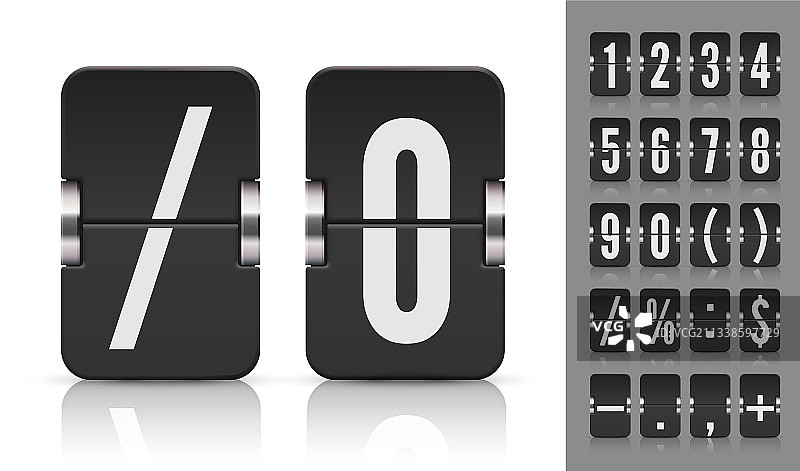 旧式仪表数字和符号图片素材