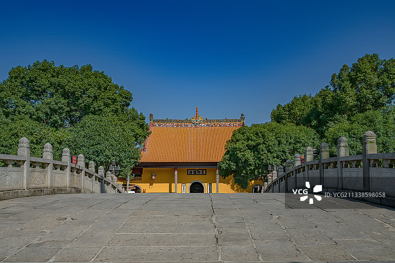 湖南佛教圣地－长沙古开福寺图片素材