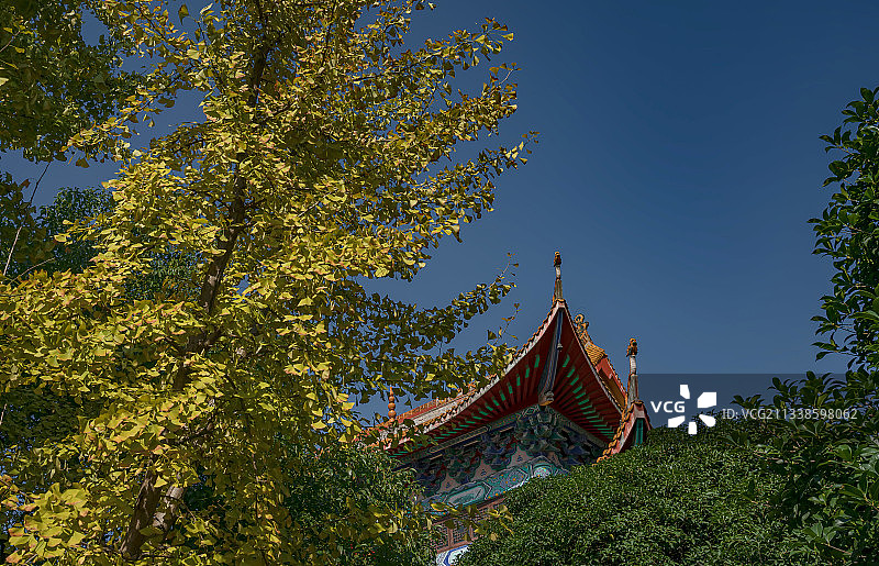 湖南佛教圣地－长沙古开福寺图片素材