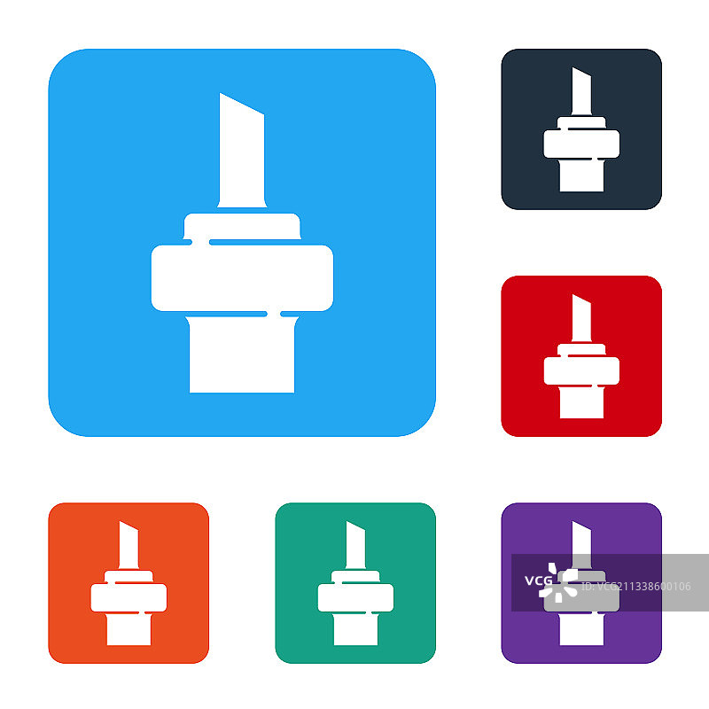 白色木制酒瓶塞图标图片素材