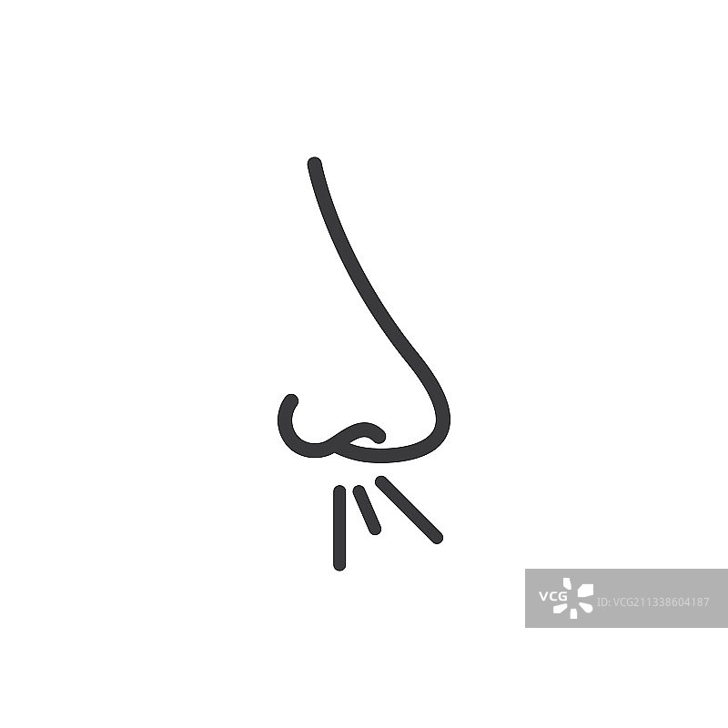 鼻子图标图片素材