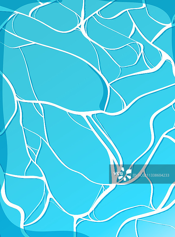蓝色水纹图案矢量插画背景图片素材