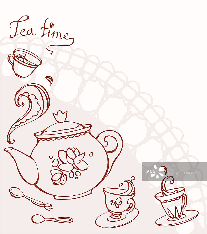 图像轮廓贺卡图片素材