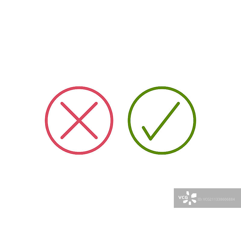 对错复选框图标图片素材