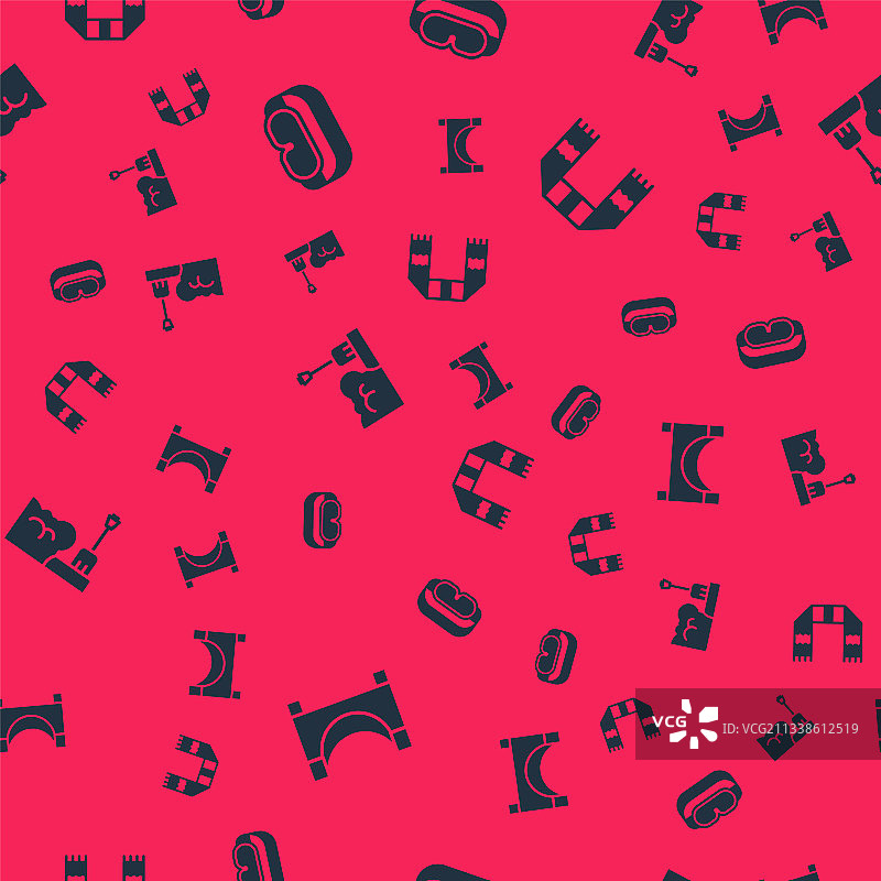 滑板公园滑雪镜雪堆铲子图标合集图片素材