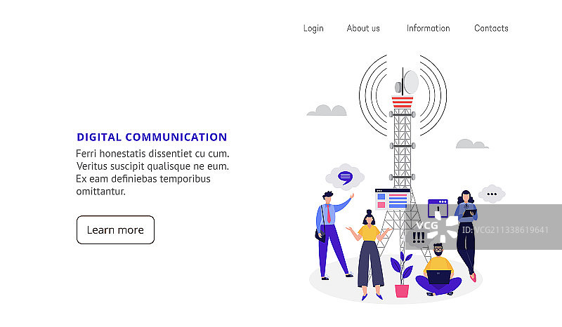 提供电信天线塔图片素材