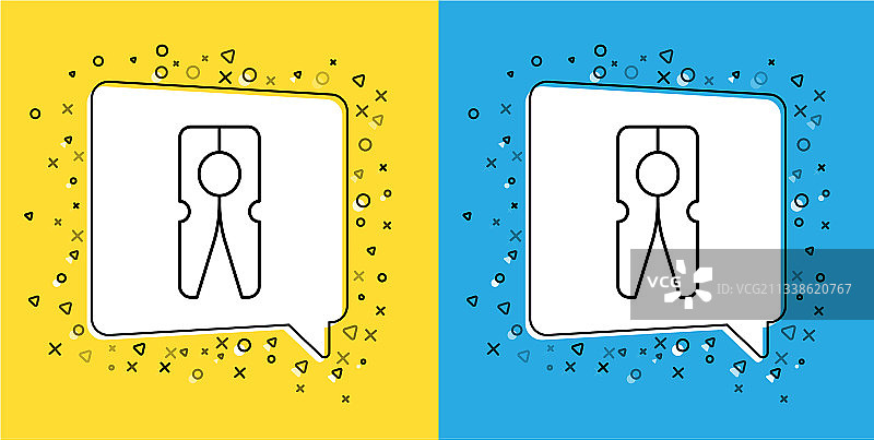 旧木制晾衣夹图标图片素材