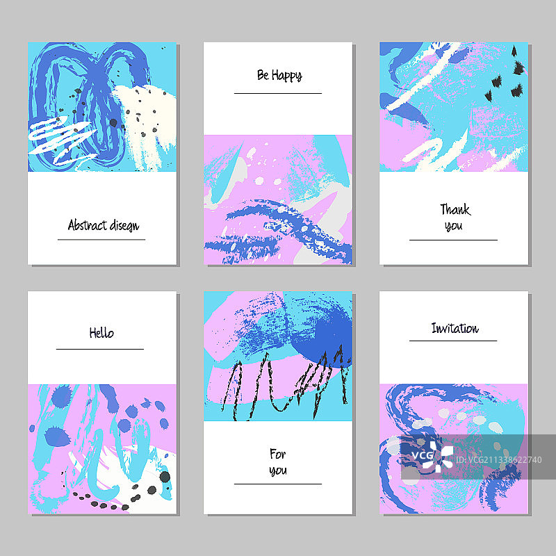 通用卡片和邀请函抽象图案图片素材