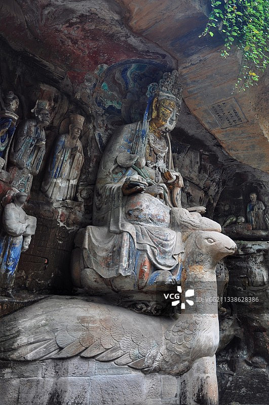 重庆大足石刻 宝顶山石刻图片素材