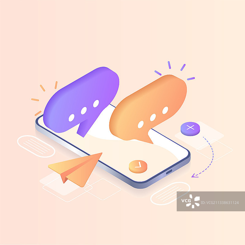 数字通信即时通讯图片素材