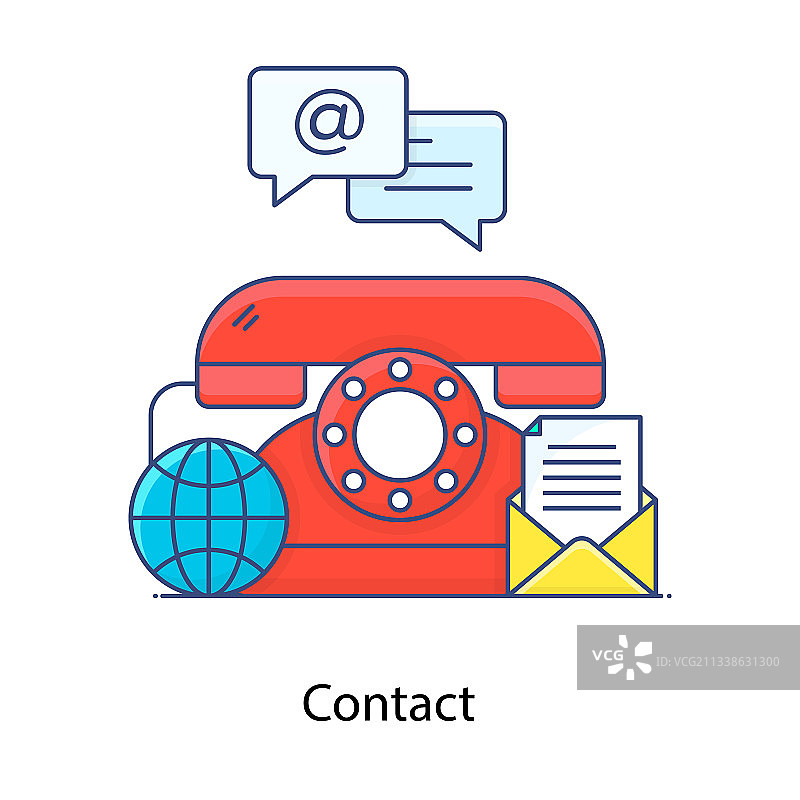 联系方式图片素材