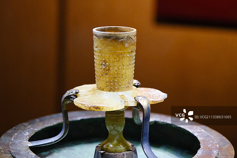 西汉南越王墓玉杯图片素材