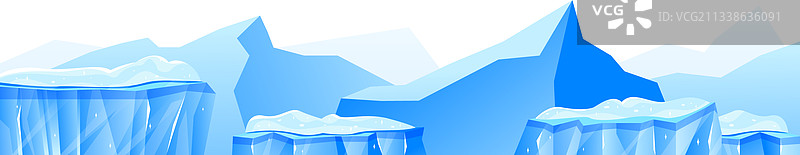 冰雪冬季北极景观海洋图片素材