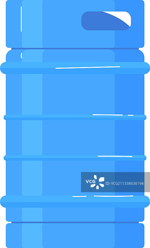 白色背景下的空容器图片素材