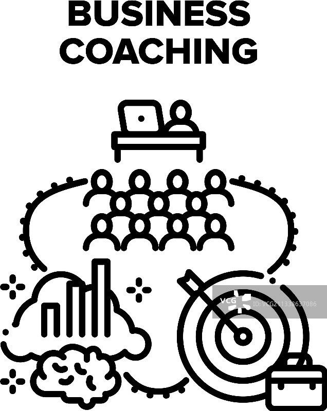 黑人商务指导培训师图片素材