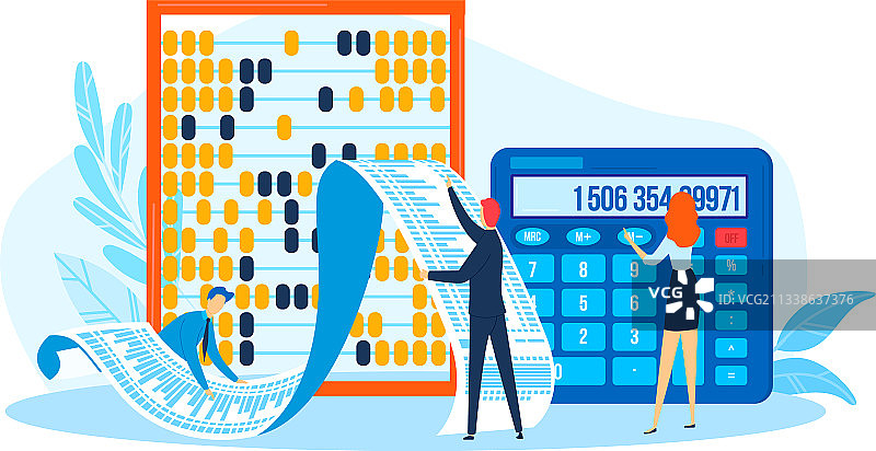 商务算盘计算器图片素材