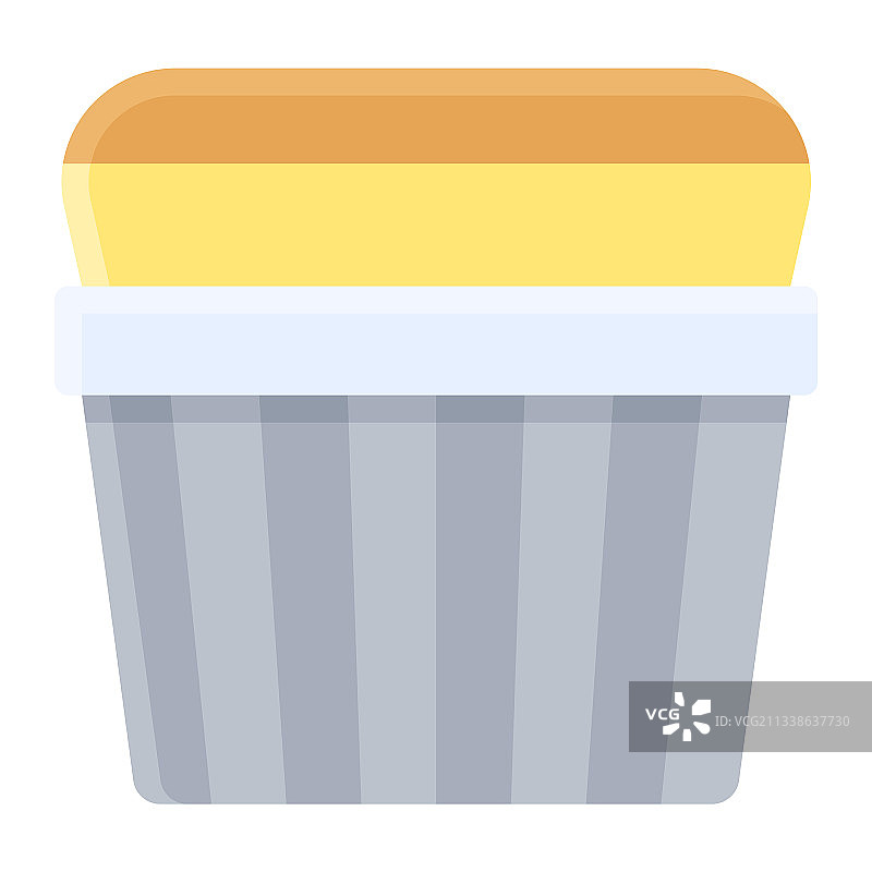 蛋奶冻图标，烘焙相关图片素材