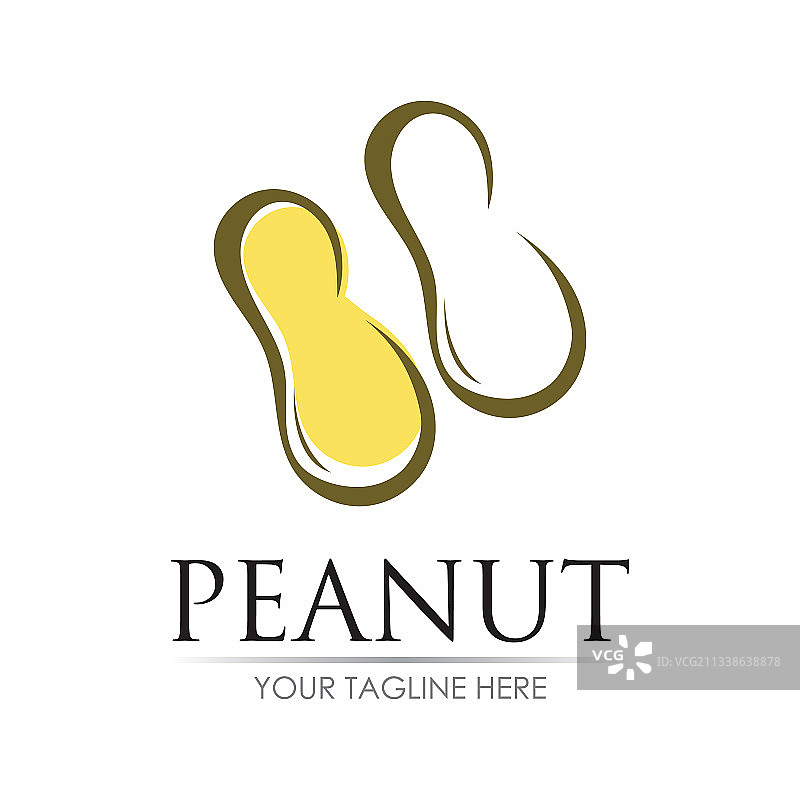 花生logo设计模板图片素材