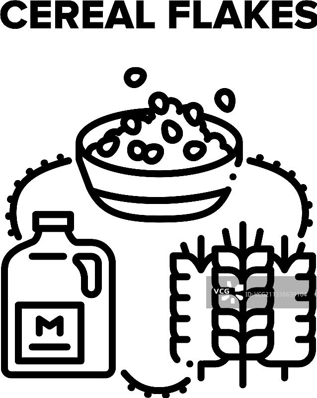 黑色谷物片图片素材