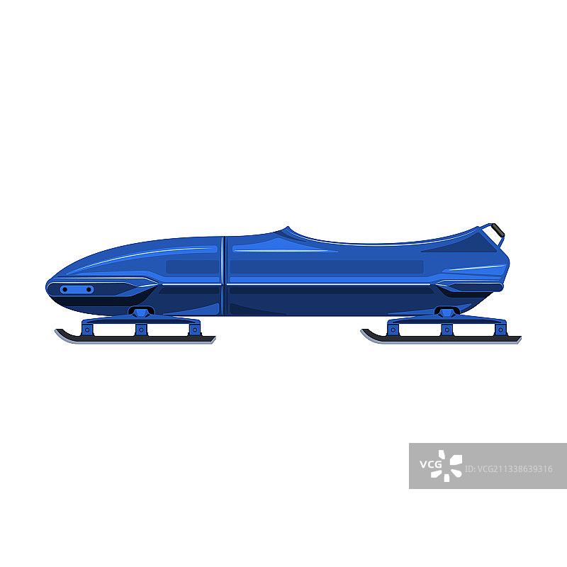 雪橇卡通图标图片素材