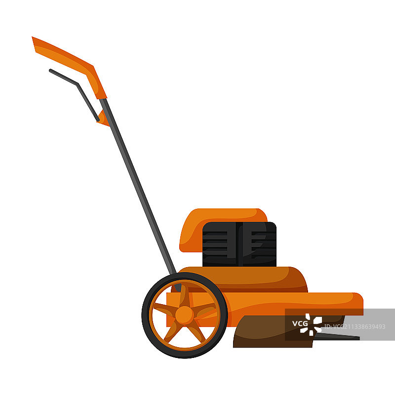 割草机卡通图标图片素材