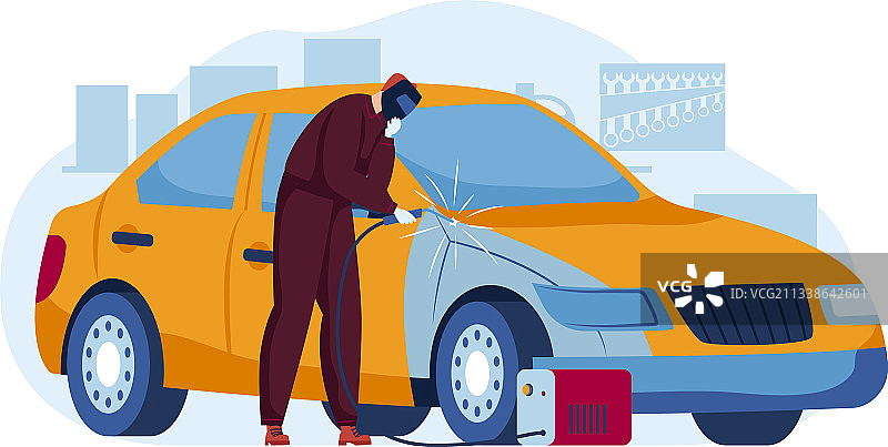 汽车维修专业人员图片素材