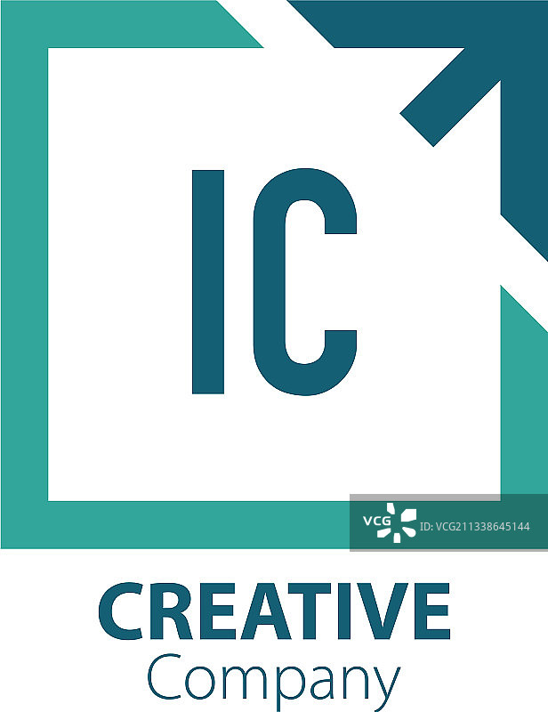 字母IC创意开箱logo设计图片素材
